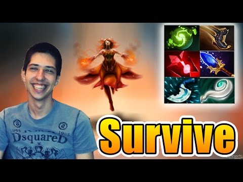 W33 Dota 2 [Lina] - SURVIVE and COME BACK