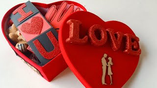 Best Valentine Gift For Girlfriend/Boyfriend||Valentines Special Heart love Hamper