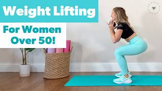 WEIGHT LIFTING WORKOUT for WOMEN OVER 50 - 10 Minute Dumbbell Workout