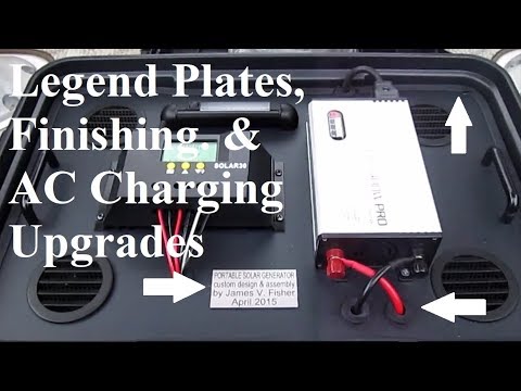 V1 P3 DIY Portable Solar Power Generator