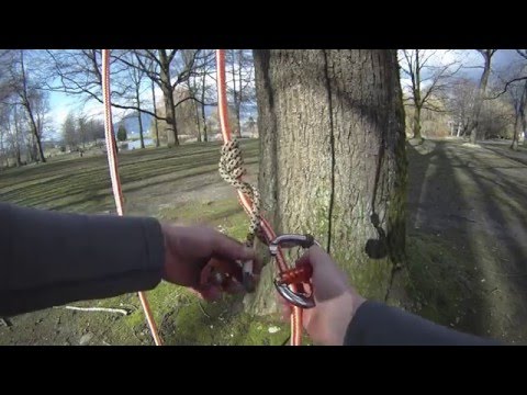 How to tie a Valdotain tresse | Arborist knot tying