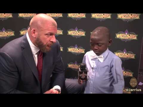 Jarrius takes over WWE WrestleMania media day