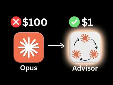 Thumbnail pour Anthropic Advisor Strategy : Optimisez vos coûts et performances avec Claude Opus, Sonnet et Haiku