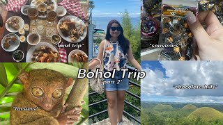 📍BOHOL TRIP: 🚘 land tour + tarsiers + chocolate hills 🐒⛰️ (vlog) | audrey a.