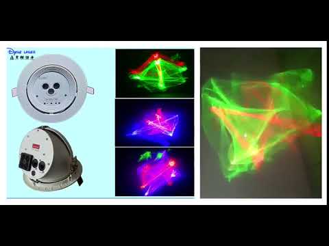 300mW Laser Light RGB 3 Colors Dream Grating Effect Laser Show System Ceiling Design DMX Stage Light