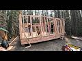 Building My Parents Dream Cabin In Alaska Pt 2