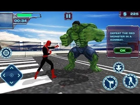 Iron Spider Hero Vs Multi Monster Villains & Gangster - Best Android GamePlay