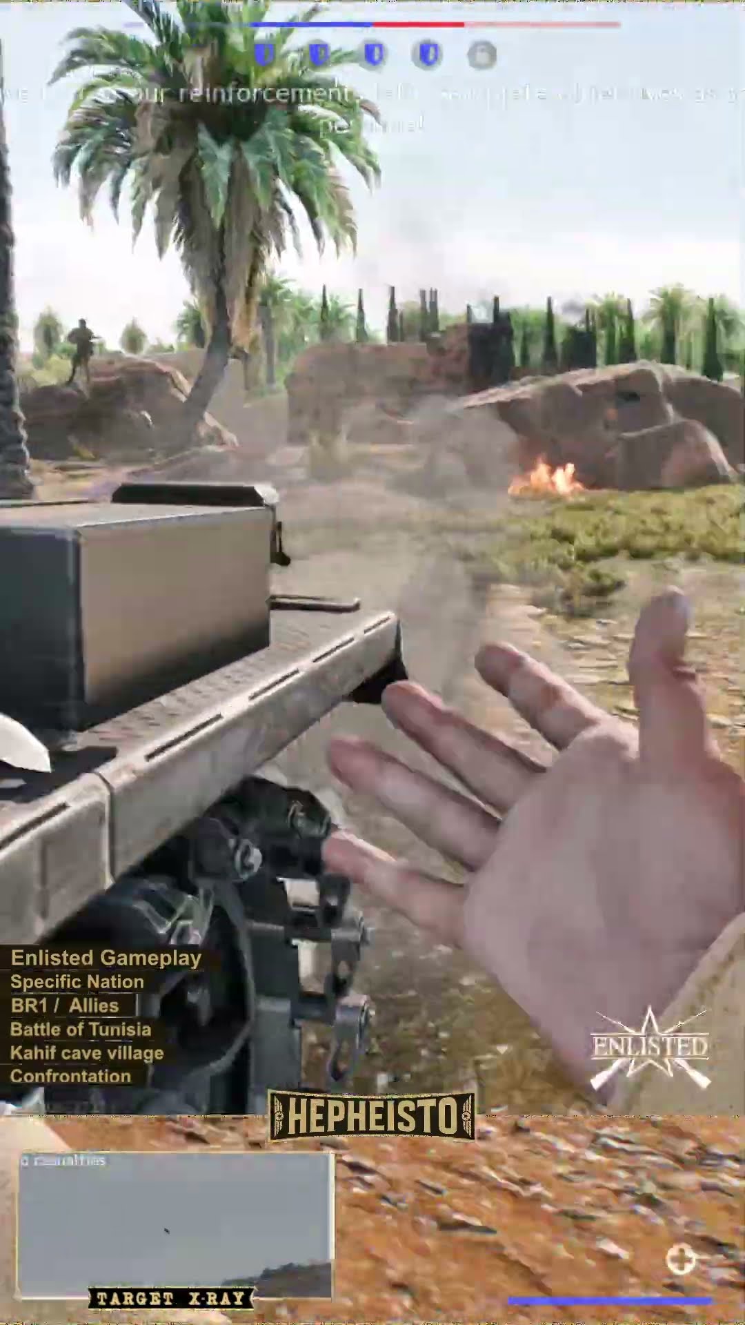 Mortarmen eliminates Panzer III J with TNT Charge