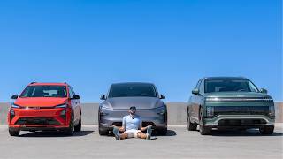 Bolt, Model Y and Ioniq 9 compared