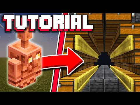 Magazzino Automatico Definitivo con Copper Golem - 8000 Item/h | Tutorial - SOLO JAVA