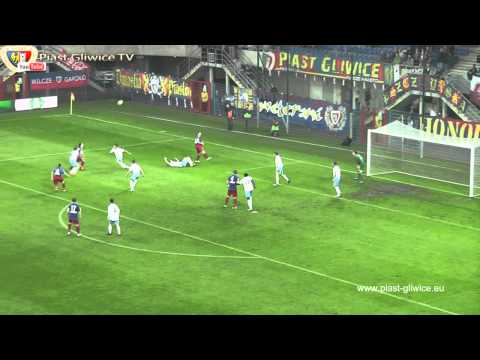 Piast 2-0 Kolejarz Stróże (bramki i sytuacje) - 12.05.2012r.