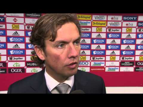 Reactie Alex Pastoor na afloop van Ajax - N.E.C.