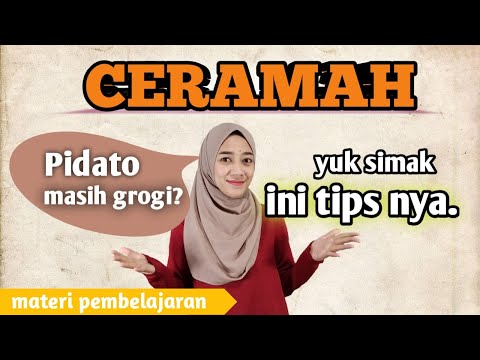 <p>Hai semuanya,, jumpa lagi di channel saya.<br />
Video kali ini membahas tentang materi ceramah kelas XI. Kita akan belajar tentang bagaimana perbedaan berbicara di depan umum seperti halnya pidato, khotbah, dan sambutan. Beberapa trik untuk mengatasi grogi berbicara di depan umum juga akan kita bahas di video kali ini.</p>
<p>Kalau kalian ada pertanyaan silakan tulis di kolom komentar.<br />
Untuk lebih jelasnya yuk langsung aja simak videonya. Setelah ini nilai Bahasa Indonesianya harus bagus ya! 😘</p>
<p>Belajar sembari sesekali bercanda walaupun garing. Tentunya masih banyak kekurangan dalam penjelasan saya.<br />
Kritik, saran, ataupun pertanyaan juga saya tunggu di kolom komentar.</p>
<p>Terima kasih, selamat menonton.</p>
<p>instagram : instagram.com/arissaichaa?igshid=dec7qsprs6um</p>
<p>#videopembelajaran<br />
#ceramah<br />
#kelas11SMA/SMK</p>
<p>Hai semuanya,, jumpa lagi di channel saya.<br />
Video kali ini membahas tentang materi ceramah kelas XI. Kita akan belajar tentang bagaimana perbedaan berbicara di depan umum seperti halnya pidato, khotbah, dan sambutan. Beberapa trik untuk mengatasi grogi berbicara di depan umum juga akan kita bahas di video kali ini.</p>
<p>Kalau kalian ada pertanyaan silakan tulis di kolom komentar.<br />
Untuk lebih jelasnya yuk langsung aja simak videonya. Setelah ini nilai Bahasa Indonesianya harus bagus ya! 😘</p>
<p>Belajar sembari sesekali bercanda walaupun garing. Tentunya masih banyak kekurangan dalam penjelasan saya.<br />
Kritik, saran, ataupun pertanyaan juga saya tunggu di kolom komentar.</p>
<p>Terima kasih, selamat menonton.</p>
<p>instagram : instagram.com/arissaichaa?igshid=dec7qsprs6um</p>
<p>#videopembelajaran<br />
#ceramah<br />
#kelas11SMA/SMK</p>