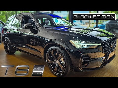 Volvo XC60 T8 455PK AWD Ultra BLACK EDITION | Onyx Black