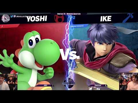 Jory (Yoshi) vs. Pokepen (Ike) - Orbitar 70 - Winners Quarters