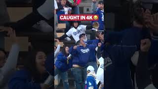 This Dodgers fan thought he got away with swapping the home run baseball ... think again ????