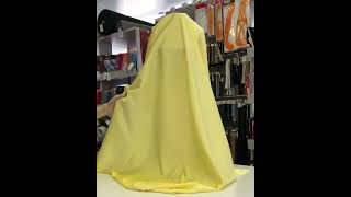 8028-3 Искусственный шёлк цвет Жёлтый 100 гр/м2, 150 см на YouTube 1
