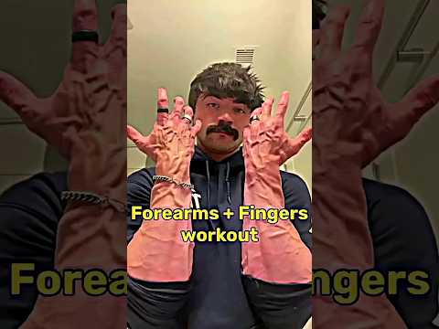 Tricks to get veiny forearms at home without equipment in 30 days 😱 #shorts #viralshorts #forearms