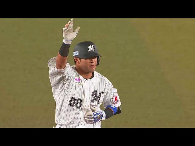 【5回裏】攻守で活躍!! マリーンズ・池田来翔 2点タイムリーヒットで今日マルチ安打!!  2023年6月7日 千葉ロッテマリーンズ 対 東京ヤクルトスワローズ