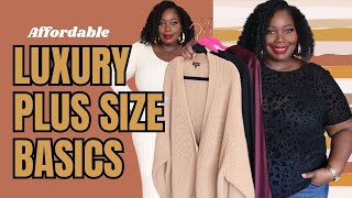 Affordable Plus Size Luxury Basics You Need For A Fall Capsule Wardrobe