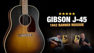 Video thumbnail for Gibson 1942 Banner J-45 - Historic Reissue Guitar by Acoustic Letter