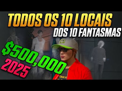 Locais dos 10 Fantasmas Halloween 2025 - GTA Online