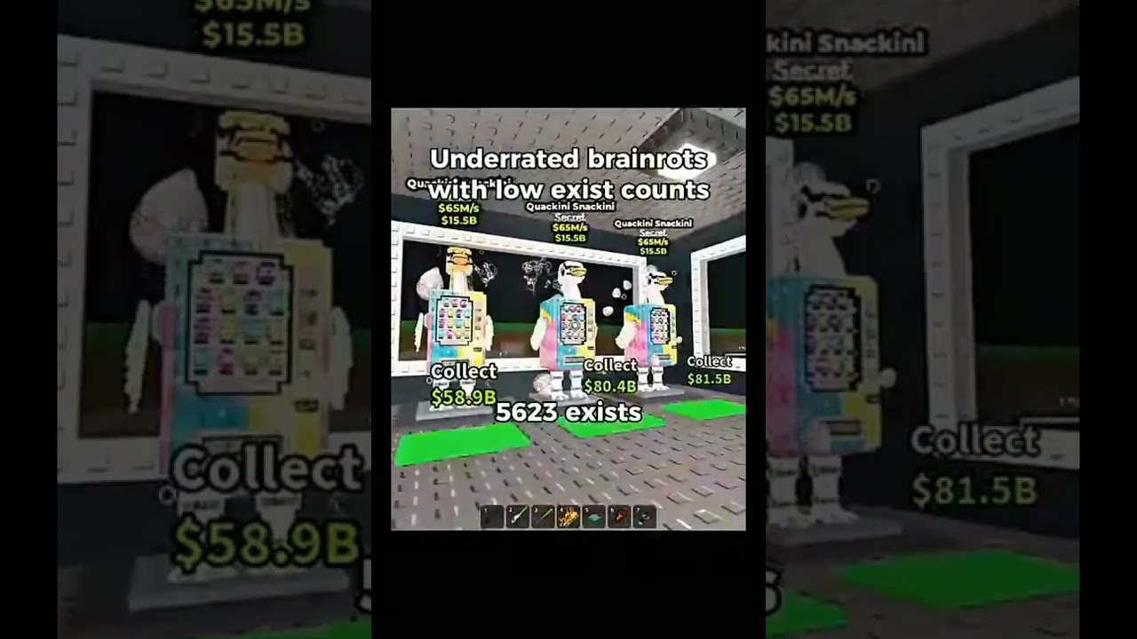 Underated brainrots with low exist counts #shorts #steal a brainrot