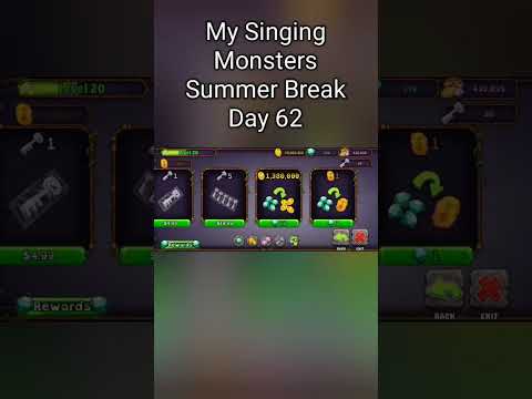 my Singing Monsters Summer Break Day 62