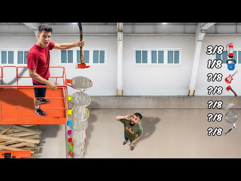 How Many Duct Tapes Can Stop an AXE? **DUCT TAPE VS OBJECTS** CHALLENGE