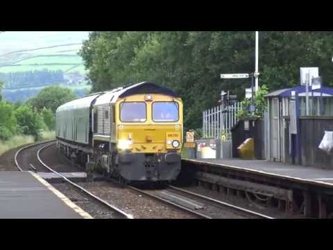 {4K} 66742 GB Railfreight • 4M37  Drax Aes - Liverpool Biomass Terminal {4K}