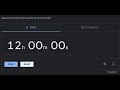 12 Hour - TIMER & ALARM - 1080p - COUNTDOWN