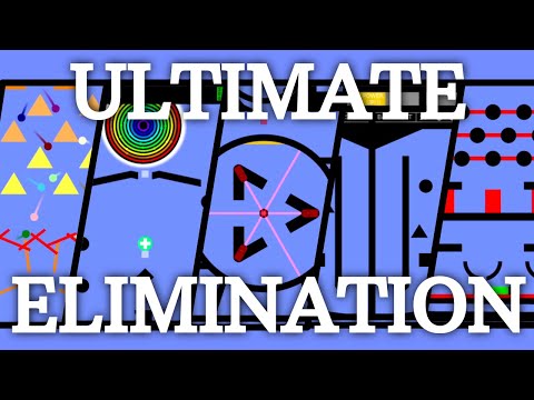 24 Marble Race : Ultimate Elimination by Algodoo (100K Subs Special)