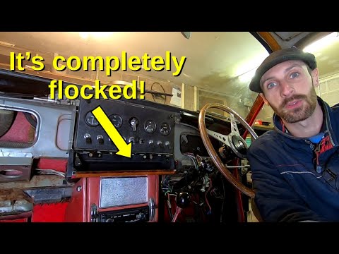 Jaguar MK2 | Flocking the cubby box