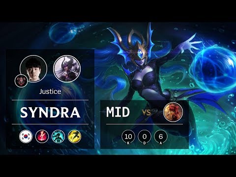 Syndra Mid vs Annie - KR Grandmaster Patch 9.21