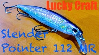 Lucky Craft Slender Pointer 112 MR Review + Underwater Footage