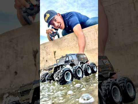 This 8-wheel car is all terrain