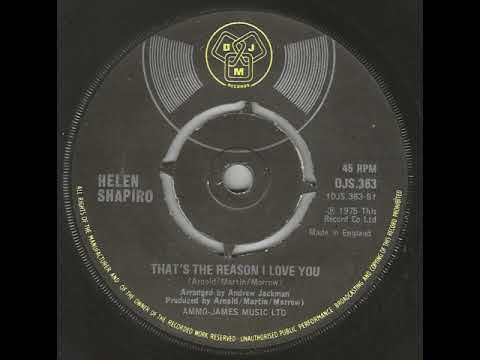 Helen Shapiro That's The Reason I Love You 1975