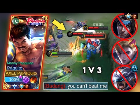 PAQUITO VS TOP GLOBAL BADANG IN SOLO RANK TUTORIAL | LEARN TO COUNTER YOUR COUNTER | MLBB