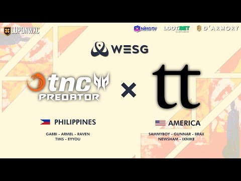 TNC Predator vs Team Team Game 2 (BO2) | WESG 2018