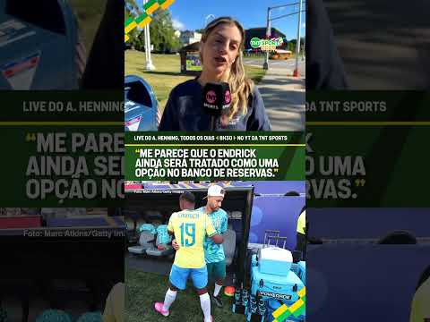 ENDRICK SEGUIRÁ NO BANCO? 🤔🇧🇷 #shorts