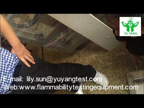 flooring radiant heat flux tester