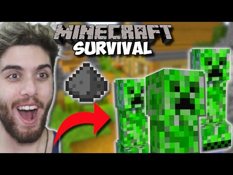 Insanely Easy Creeper Farm in Survival! Ep 252