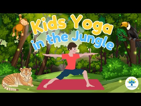 Easy Yoga Poses for Kids | Improve Strength & Flexibility | Yoga in the Jungle | Yoga Guppy