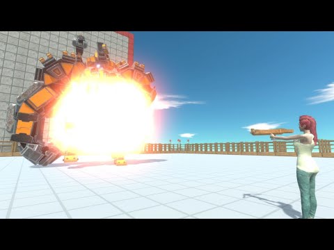 GOD CROSSBOW vs WORKSHOP UNITS Animal Revolt Battle Simulator