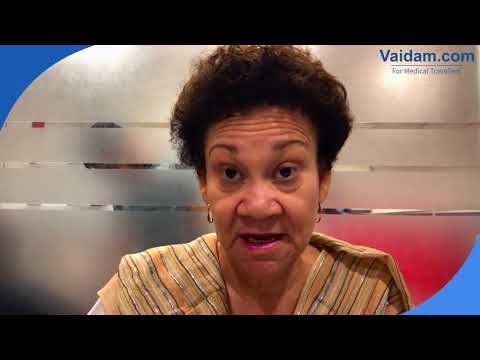 Mimmie Dunaiski from Namibia sharing her experience about Breast Cancer Treatment in India