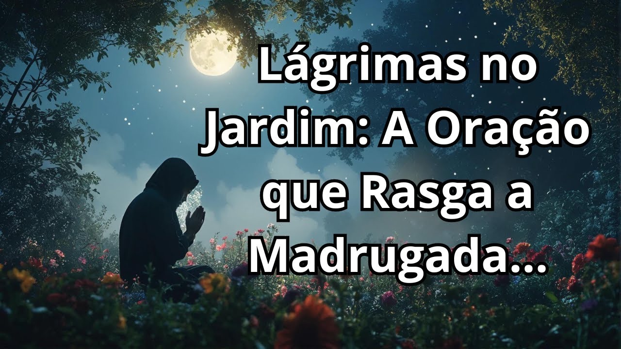 Lágrimas no Jardim: A Oração que Rasga a Madrugada…