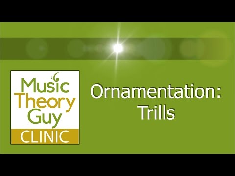 Clinic: Ornamentation - Trills