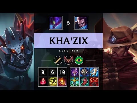 Kha'Zix Mid vs Yasuo - BR Grandmaster Patch 25.17