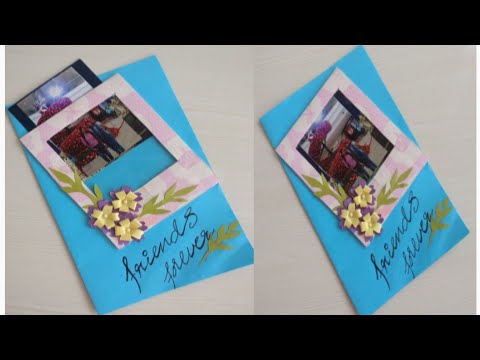 How to Make scrapbook Photo frame for Greeting Card, scrapbook pages, Photo Card@ Papersai arts Video