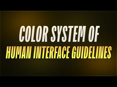 Understand the Color System of Human Interface Guidelines 2023!